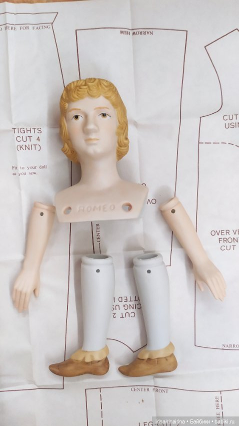 Реплика Ромео и Джульетта - сделай сам, 2 куклы (431.3.2)