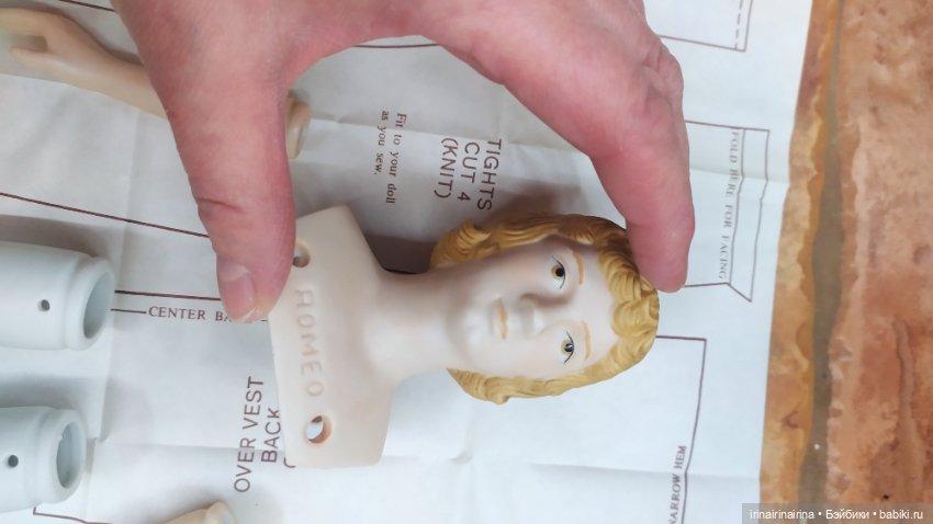 Реплика Ромео и Джульетта - сделай сам, 2 куклы (431.3.2) (фото 4)