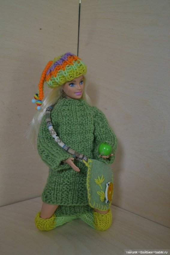 Костюм для Барби "Зеленое яблоко" (фото 5)