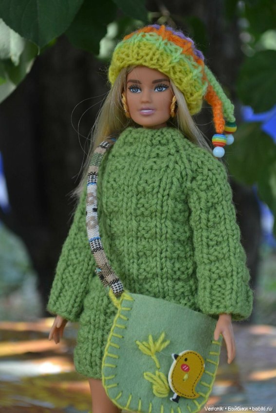 Костюм для Барби "Зеленое яблоко" (фото 6)