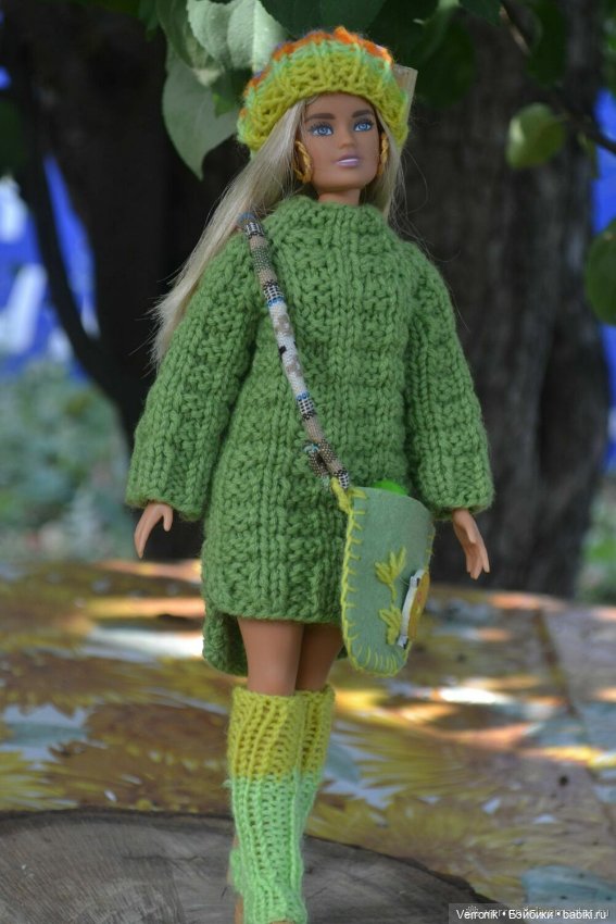 Костюм для Барби "Зеленое яблоко" (фото 3)