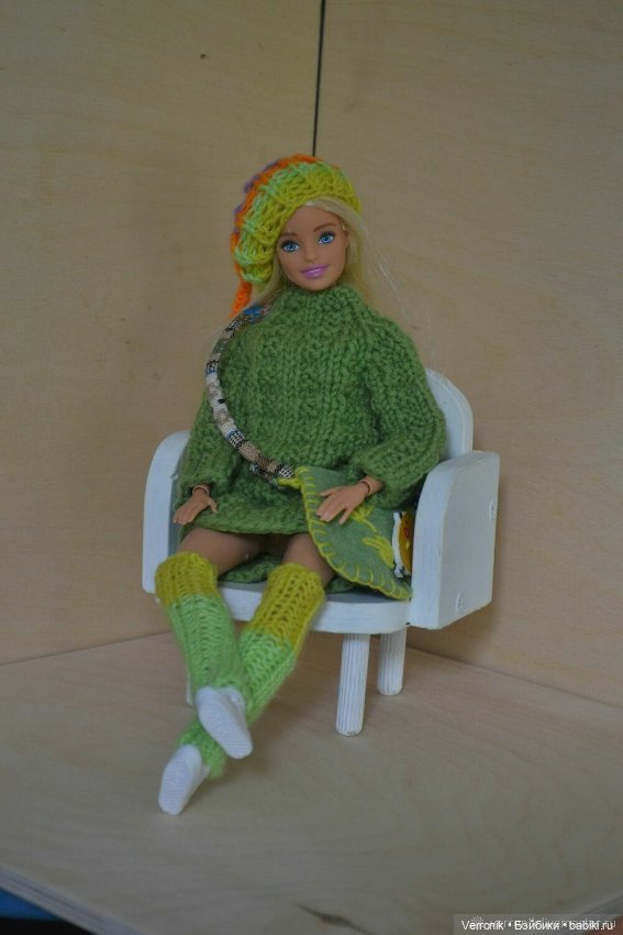 Костюм для Барби "Зеленое яблоко" (фото 4)