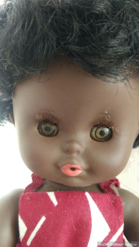 Редкий Винтажный чернокожий малыш