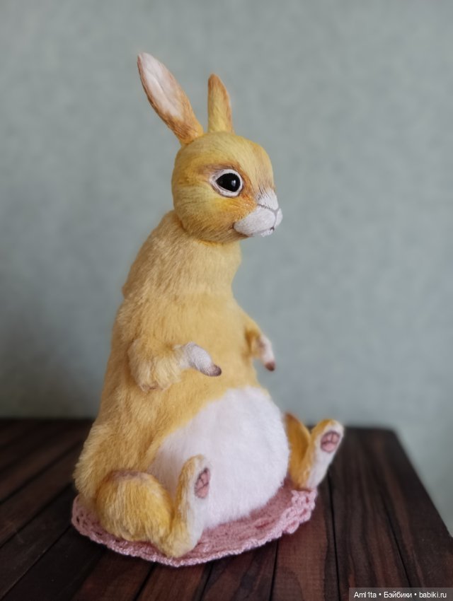Очаровательная Пасхальная кроля в стиле тедди (мишка тедди), teddy bear