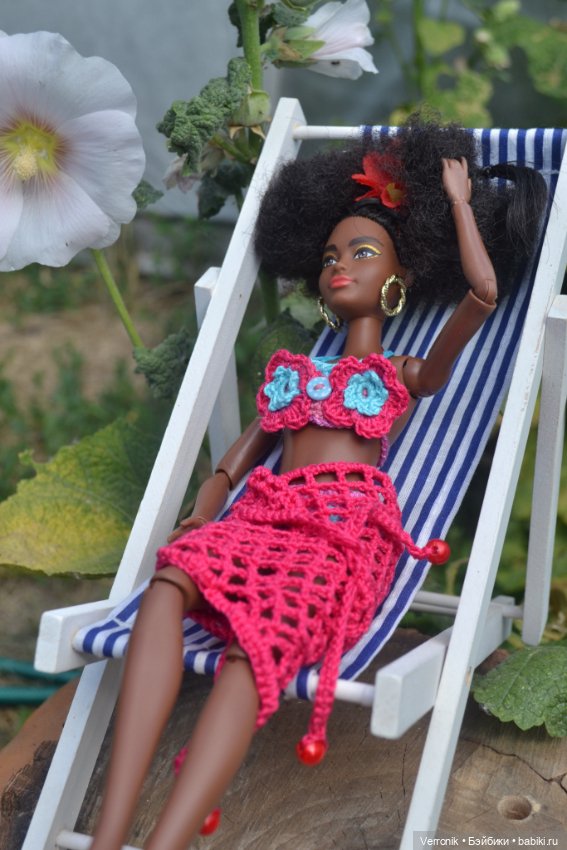 Комплект пляжный для Барби. 2 варианта