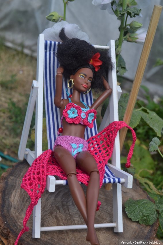 Комплект пляжный для Барби. 2 варианта (фото 4)