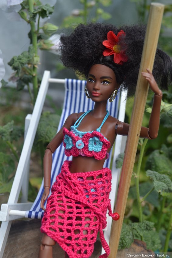 Комплект пляжный для Барби. 2 варианта (фото 2)