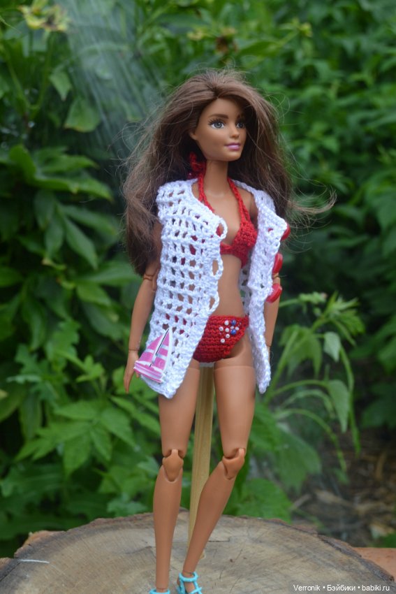 Комплект пляжный для Барби. 2 варианта (фото 6)