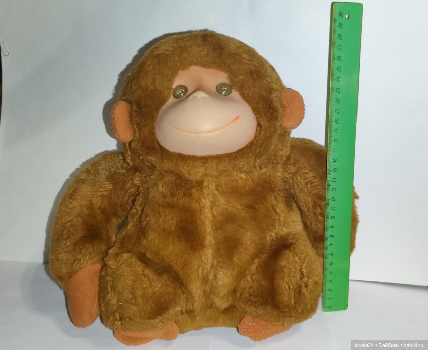 Винтажная мягкая игрушка. Обезьяна (фото 2)