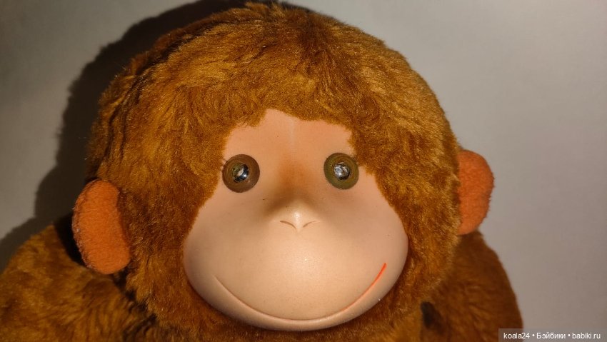 Винтажная мягкая игрушка. Обезьяна (фото 7)