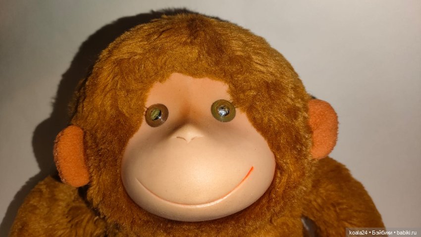 Винтажная мягкая игрушка. Обезьяна (фото 8)