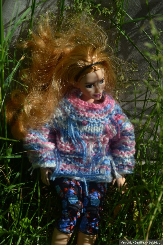 Свитер для Барби в стиле бохо (фото 3)