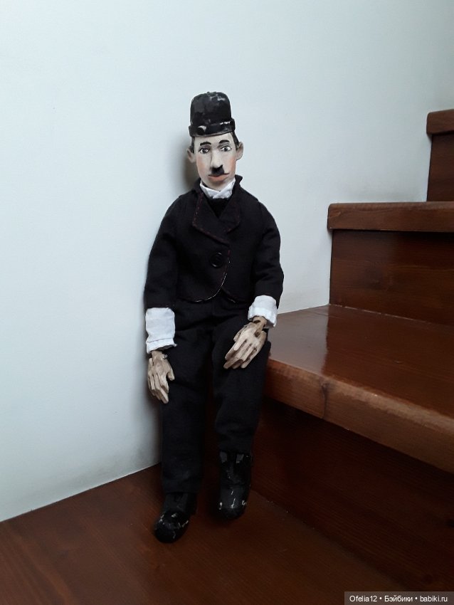 Деревянный Чаплин — Авторские куклы (фото 3)