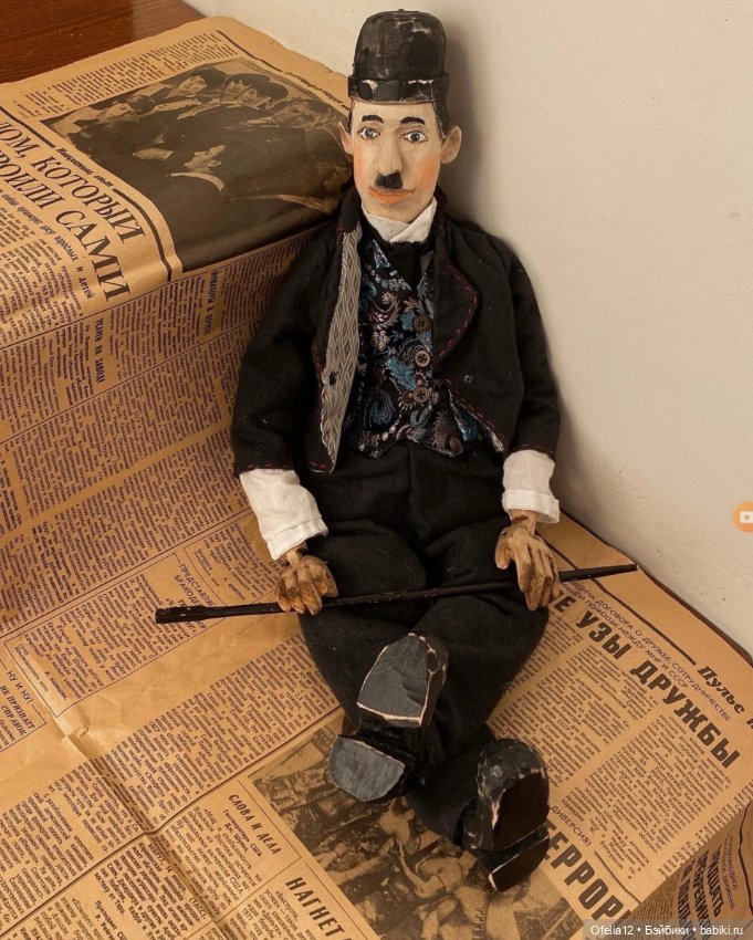 Деревянный Чаплин — Авторские куклы (фото 4)