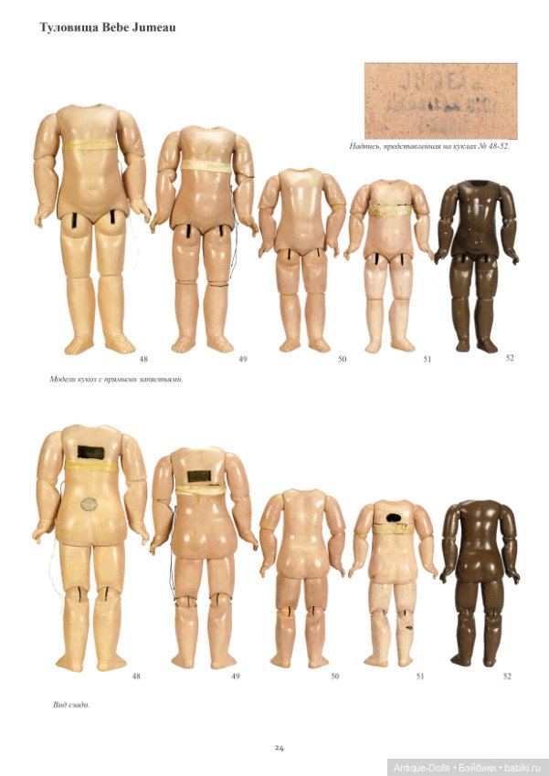 Книга о телах французских и немецких антикварных кукол The Body Book на русском языке