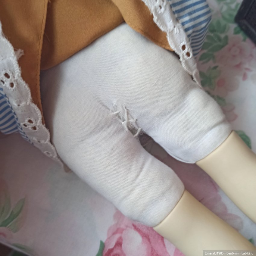 Пара фарфоровых кукол Германия 80-90 е гг 40 см (фото 6)