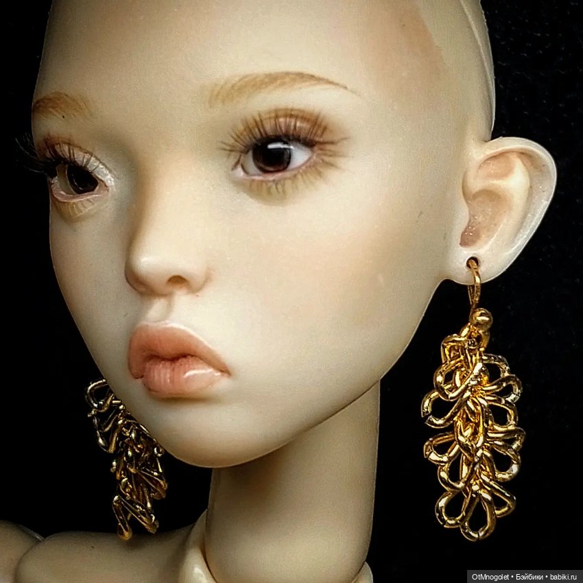 Серьги для кукол Рopovy, Tonner, Barbi (фото 6)