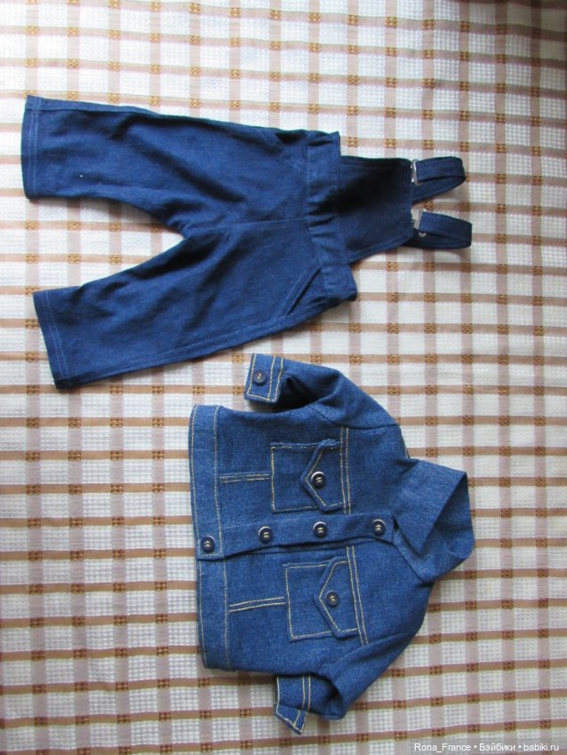 Джинсовая одежда для кукол СССР и ГДР (фото 4)
