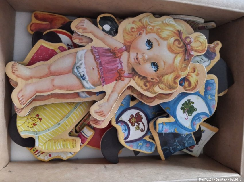 Раритет (куколки из дерева , одежда на магнитах) (фото 3)