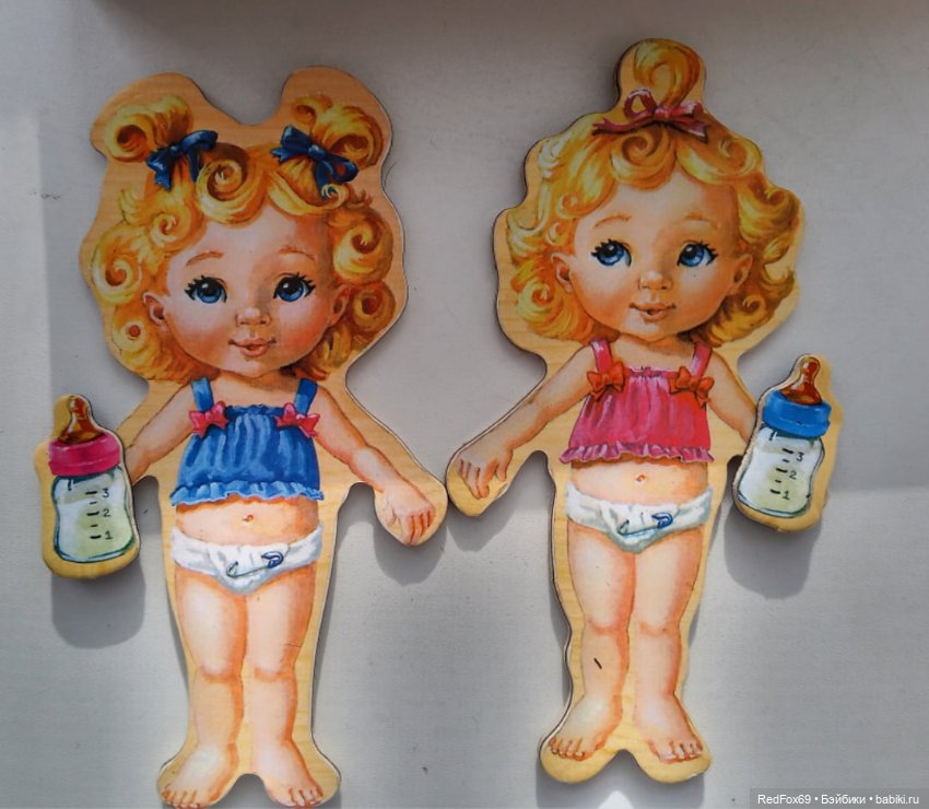 Раритет (куколки из дерева , одежда на магнитах) (фото 8)