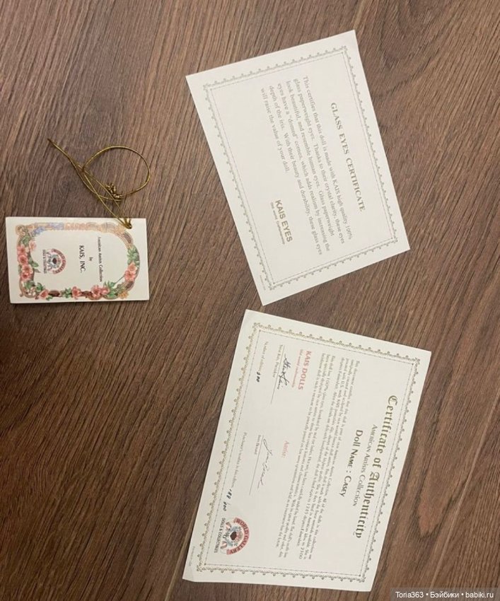 Американская фарфоровая куколка Kais (фото 3)