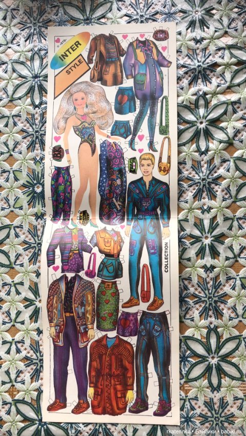 Бумажные куклы 90-х годов