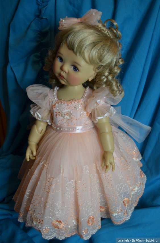 Наряжаем больших Медовушек 46 см.Девочка-Персик (фото 2)