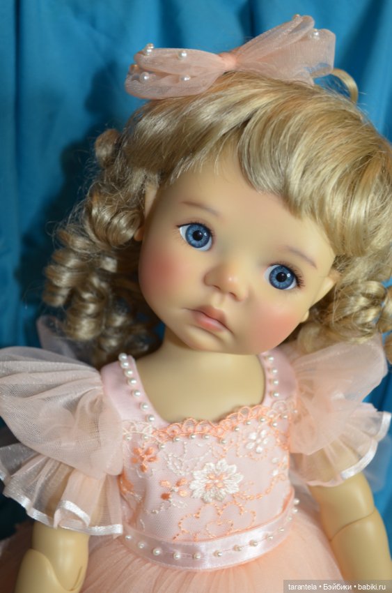 Наряжаем больших Медовушек 46 см.Девочка-Персик (фото 5)
