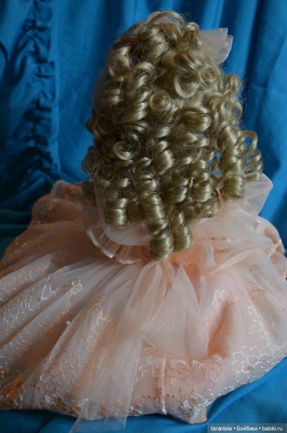 Наряжаем больших Медовушек 46 см.Девочка-Персик (фото 8)