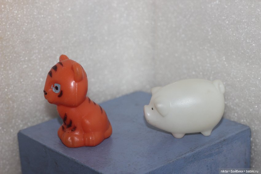 Игрушки СССР * Тигренок и поросенок * Лотом (фото 4)