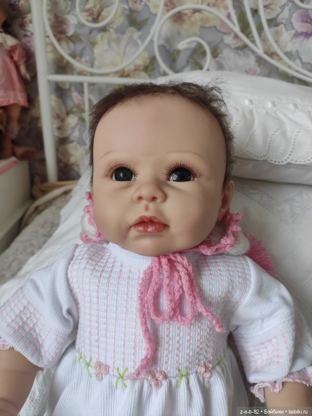 Ashton Drake нежная силикон-виниловая малышка OLIVIA Linda Murray (фото 7)