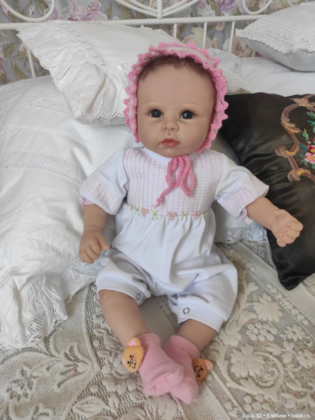 Ashton Drake нежная силикон-виниловая малышка OLIVIA Linda Murray (фото 5)