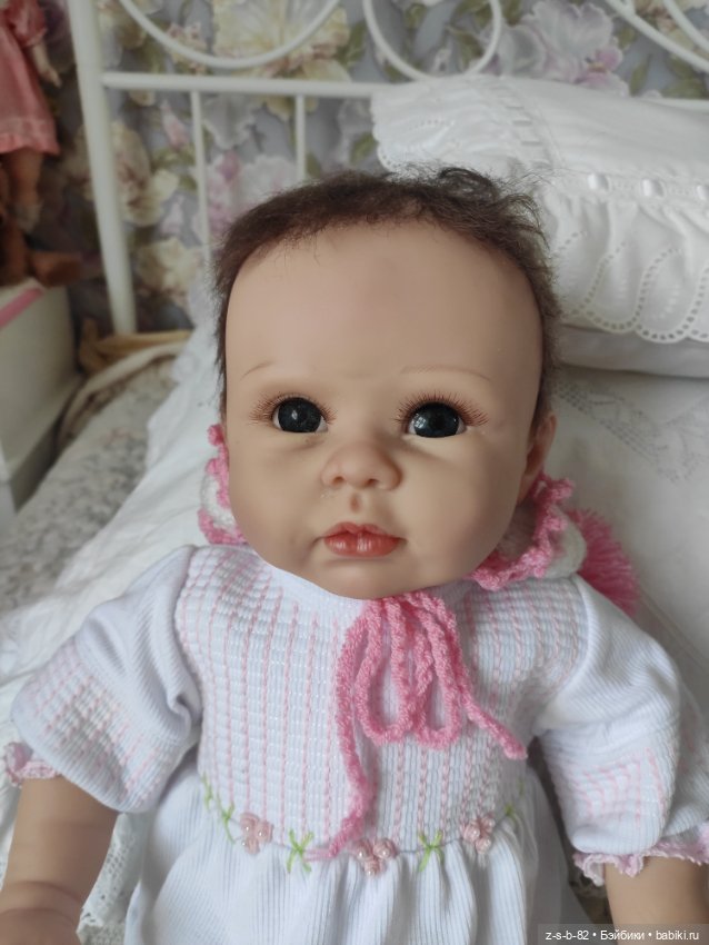 Ashton Drake нежная силикон-виниловая малышка OLIVIA Linda Murray (фото 8)