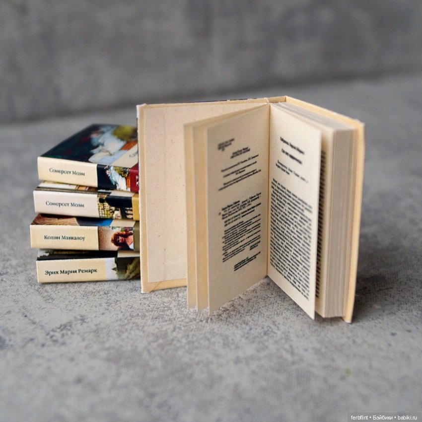 Книги "Классика" №6 в масштабе 1:6 (фото 4)