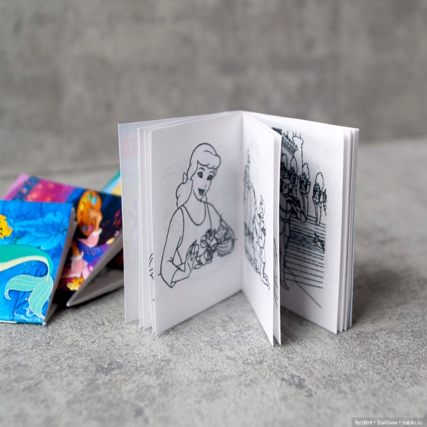 Миниатюрные раскраски №2 в масштабе 1:6 (фото 3)