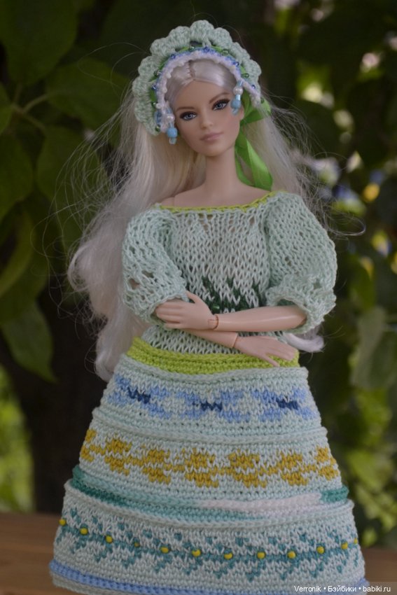 Платье и кокошник для Барби "Аленушка" (фото 5)