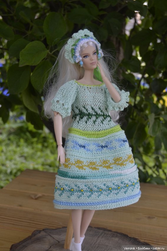 Платье и кокошник для Барби "Аленушка" (фото 6)