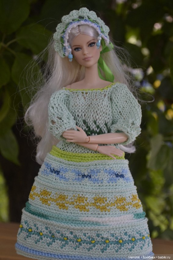 Платье и кокошник для Барби "Аленушка" (фото 7)