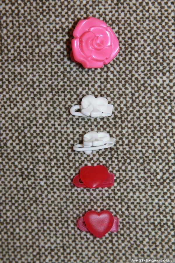 Licca-chan Emily Hair Color Change PlaySet Rose Red Dress (фото 10)