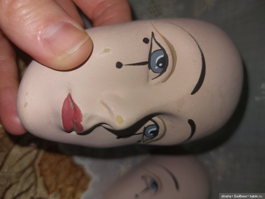 Фарфоровые лица для создания маротте (фото 3)