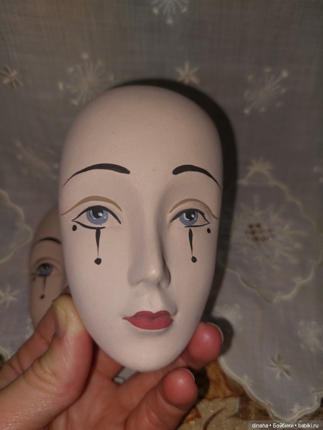 Фарфоровые лица для создания маротте (фото 4)