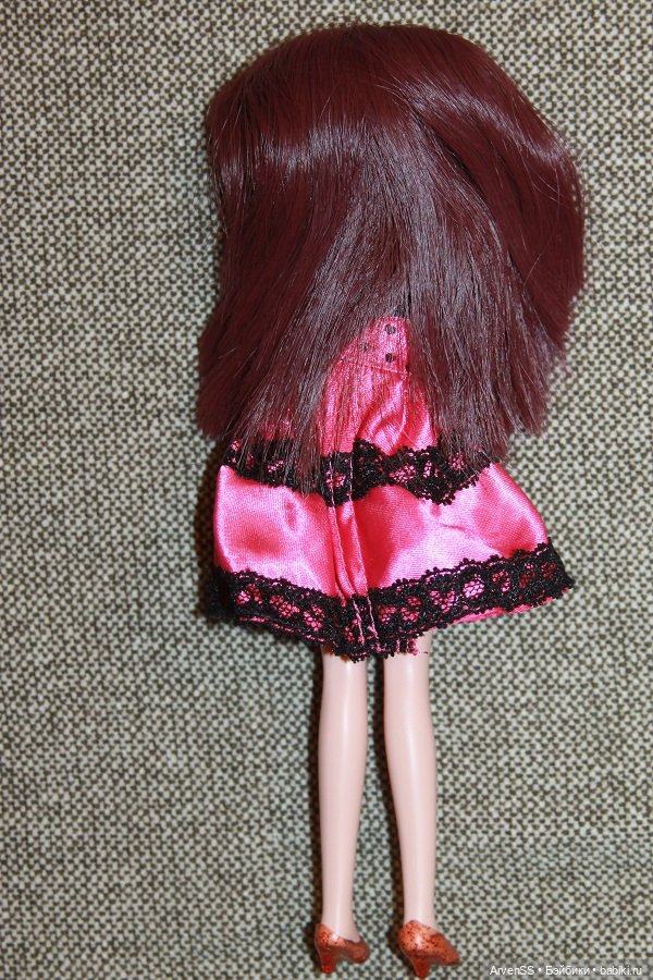 Licca-chan Emily Hair Color Change PlaySet Rose Red Dress (фото 5)