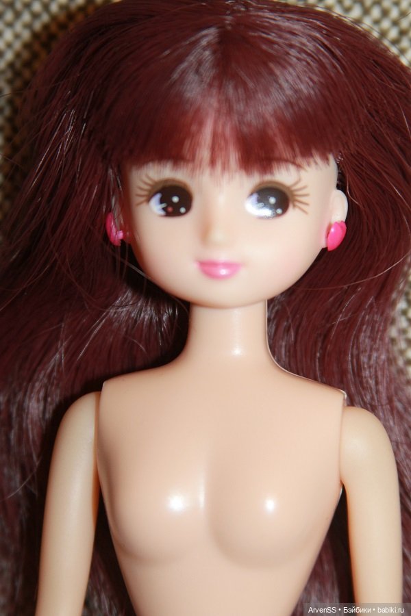 Licca-chan Emily Hair Color Change PlaySet Rose Red Dress (фото 7)