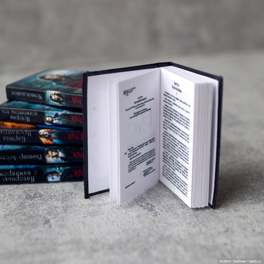 Книги серии "Вампирские хроники" (масштаб 1:6) (фото 4)