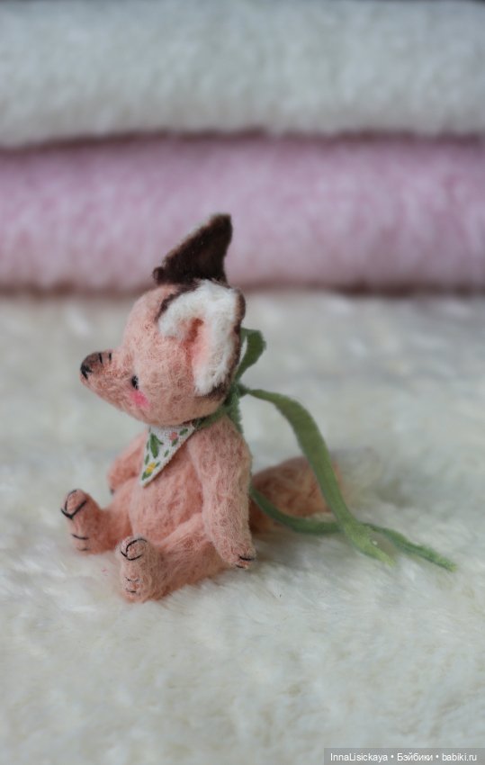 Крошка лисенок / Авторские игрушки / Шопик - продать купить куклу ...