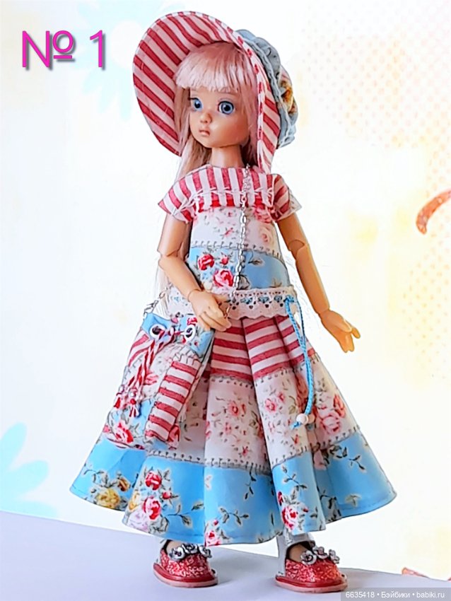 7 комплектов одежды для кукол Кайе Виггз формата «тини» (фото 2)