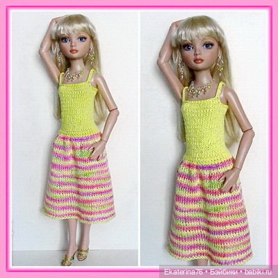 Платья ручной работы для кукол Tonner и Ellowyne (фото 7)