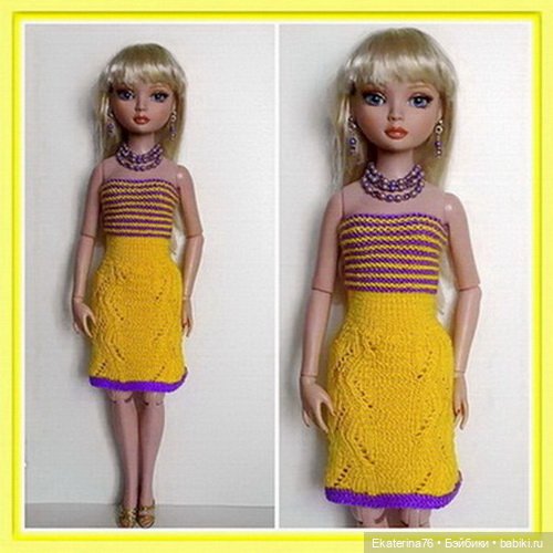 Платья ручной работы для кукол Tonner и Ellowyne (фото 4)