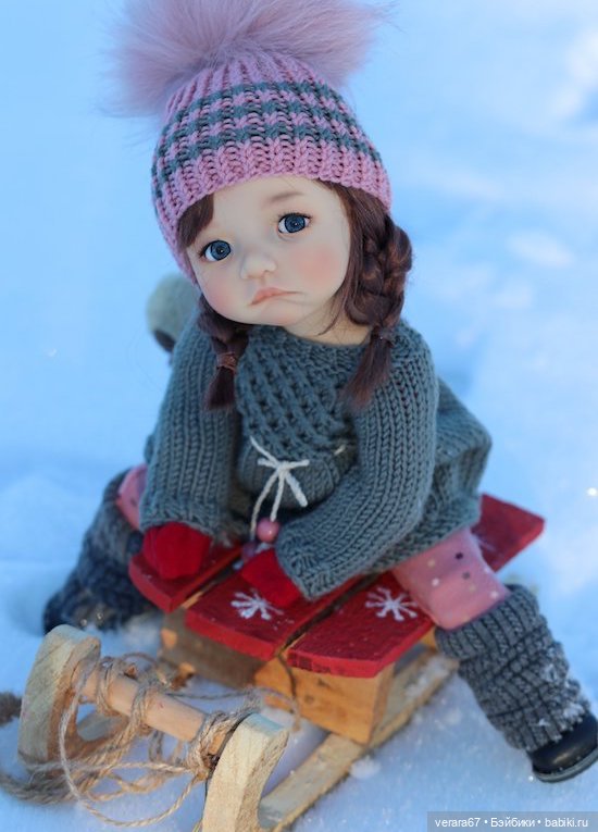 Малышка Тиа (Tia) moppets от Meadow dolls. Новая. Цвет honey (фото 2)