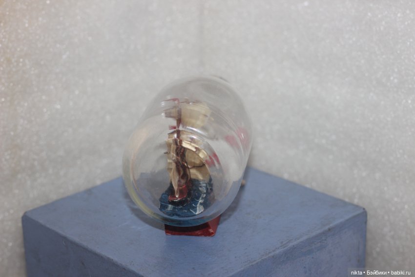 Парусник в бутылке * Настольный сувенир (фото 2)